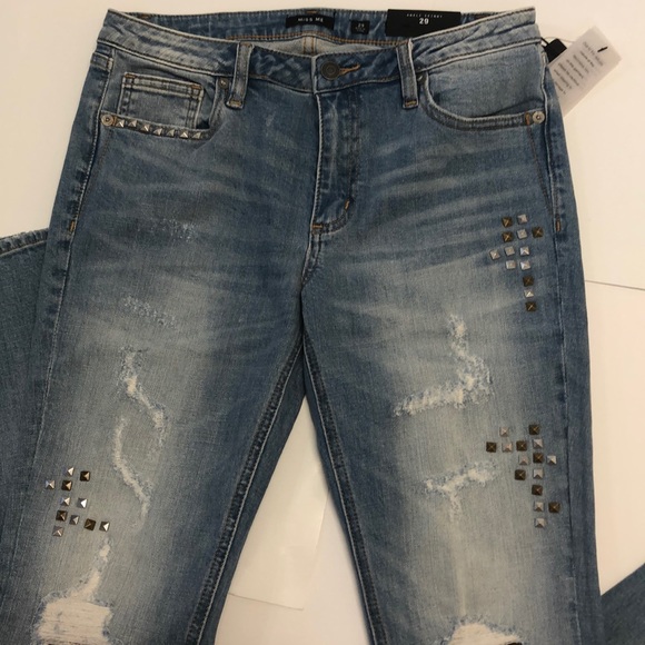 NWT!!! Miss Me Jeans πβοΈ Ankle Skinny - Picture 6 of 7